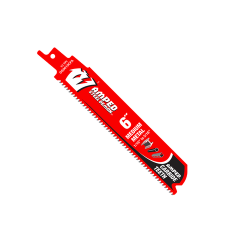 DIABLO DS0610CFA 6" 10TPI AMPED™ Steel Demon™ Carbide Teeth Reciprocating Saw Blade for Medium Metal - Mississauga Hardware Centre Inc