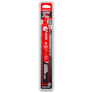 DIABLO DS0910CFA3 9" 10TPI AMPED™ Steel Demon™ Carbide Teeth Reciprocating Saw Blades for Medium Metal (3 - pk) - Mississauga Hardware Centre Inc