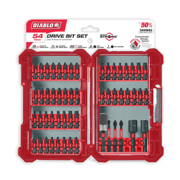 Diablo DSC - CMS54 54pc Screwdriving Set - Mississauga Hardware Centre Inc