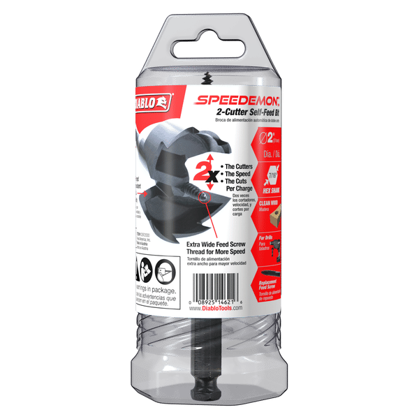 DIABLO DSF2000 2" SPEEDemon™ 2 - Cutter Self - Feed Bit - Mississauga Hardware Centre Inc