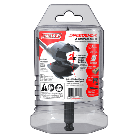DIABLO DSF3000 3" SPEEDemon™ 2 - Cutter Self - Feed Bit - Mississauga Hardware Centre Inc