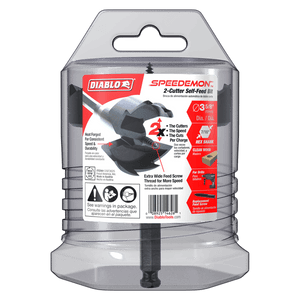 DIABLO DSF3625 3 - 5/8" SPEEDemon™ 2 - Cutter Self - Feed Bit - Mississauga Hardware Centre Inc