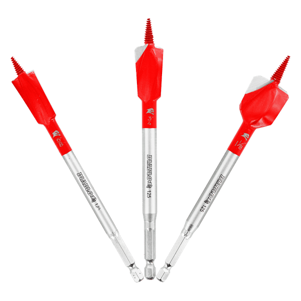 DIABLO DSPD4910 - S3 3 pc Demo Demon™ Spade Bit Set for Nail - Embedded Wood (3 - pc) - Mississauga Hardware Centre Inc
