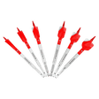 DIABLO DSPD4920 - S6 6 pc Demo Demon™ Spade Bit Set for Nail - Embedded Wood (6 - pc) - Mississauga Hardware Centre Inc