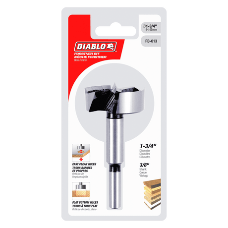Diablo FB - 013 1 - 3/4" Forstner Bit for Wood - Mississauga Hardware Centre Inc