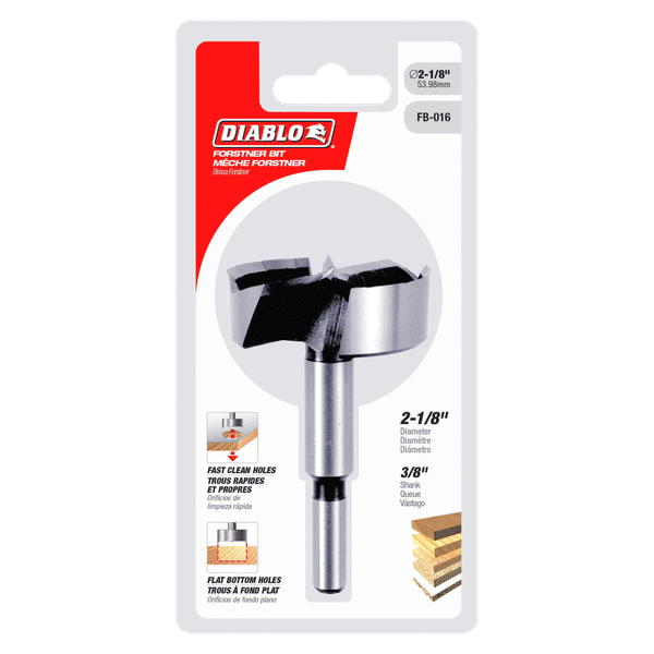 Diablo FB - 016 2 - 1/8" Forstner Bit For Wood - Mississauga Hardware Centre Inc