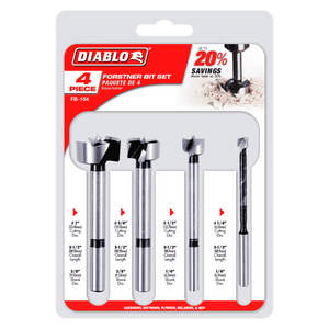 Diablo FB - 104 Forstner Bit Set for Wood (4 - pc) - Mississauga Hardware Centre Inc