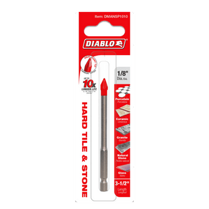 Diablo Hard Tile & Stone Carbide Tipped Drill Bit - Mississauga Hardware Centre Inc
