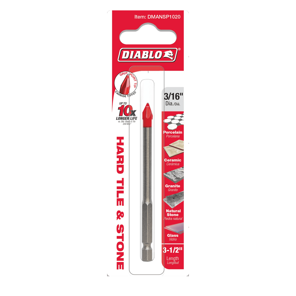 Diablo Hard Tile & Stone Carbide Tipped Drill Bit - Mississauga Hardware Centre Inc