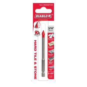 Diablo Hard Tile & Stone Carbide Tipped Drill Bit - Mississauga Hardware Centre Inc