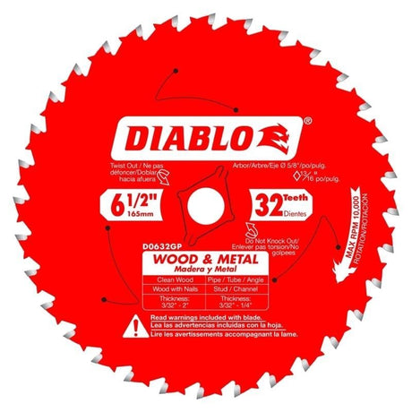 Diablo Wood and Metal Carbide Saw Blade - Mississauga Hardware Centre Inc