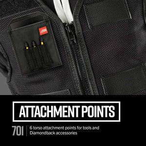 DIAMONDBACK 701 VEST - BLACK - Mississauga Hardware Centre Inc