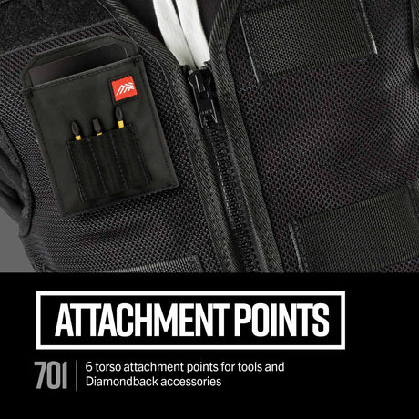 DIAMONDBACK 701 VEST - BLACK - Mississauga Hardware Centre Inc