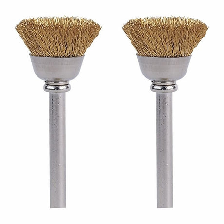 Dremel | 536 - 02 1/2 In. Brass Brushes (2 Pack) - Mississauga Hardware Centre Inc