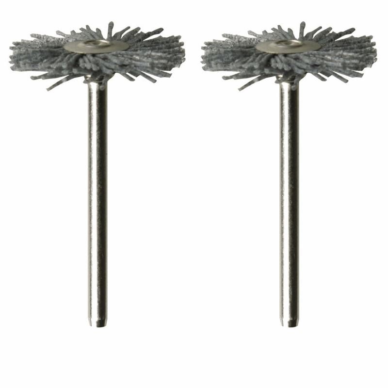 Dremel | 538 - 02 1 In. Silicon Carbide Impregnated Nylon Brushes (2 Pack) - Mississauga Hardware Centre Inc