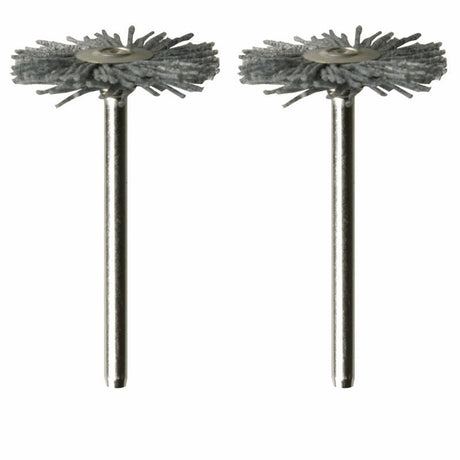 Dremel | 538 - 02 1 In. Silicon Carbide Impregnated Nylon Brushes (2 Pack) - Mississauga Hardware Centre Inc