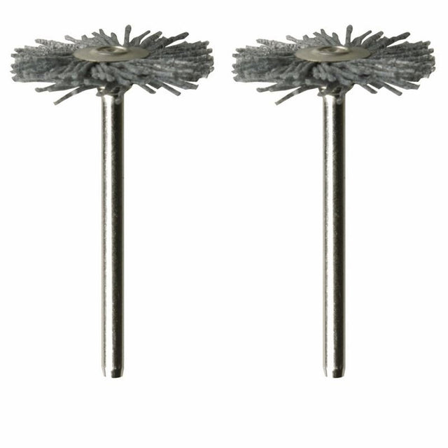 Dremel | 538 - 02 1 In. Silicon Carbide Impregnated Nylon Brushes (2 Pack) - Mississauga Hardware Centre Inc