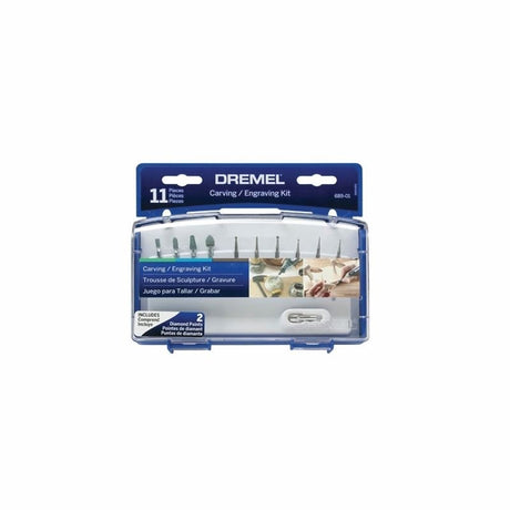 Dremel | 689 - 01 11 pc. Carving/Engraving Kit - Mississauga Hardware Centre Inc