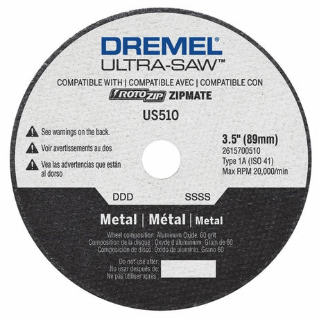 Dremel | US510 - 01 3.5 In. Metal Cutting Wheel - Mississauga Hardware Centre Inc