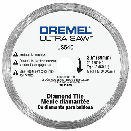 Dremel | US540 - 01 3.5 In. Ultra - Saw Tile Cut - Off Wheel - Mississauga Hardware Centre Inc