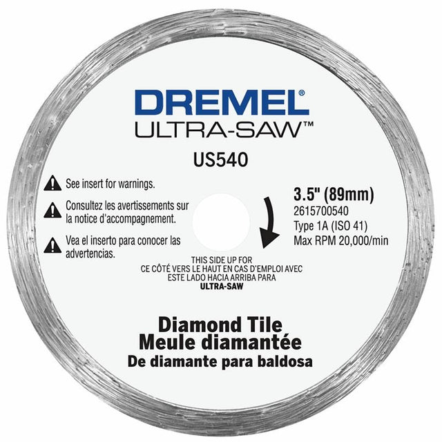 Dremel | US540 - 01 3.5 In. Ultra - Saw Tile Cut - Off Wheel - Mississauga Hardware Centre Inc