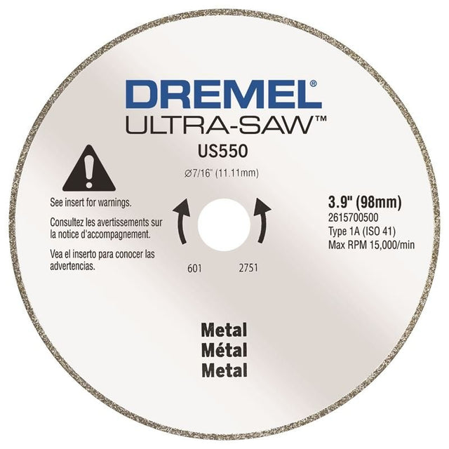 Dremel | US550 - 01 3.9 In. Metal Cutting Wheel - Mississauga Hardware Centre Inc