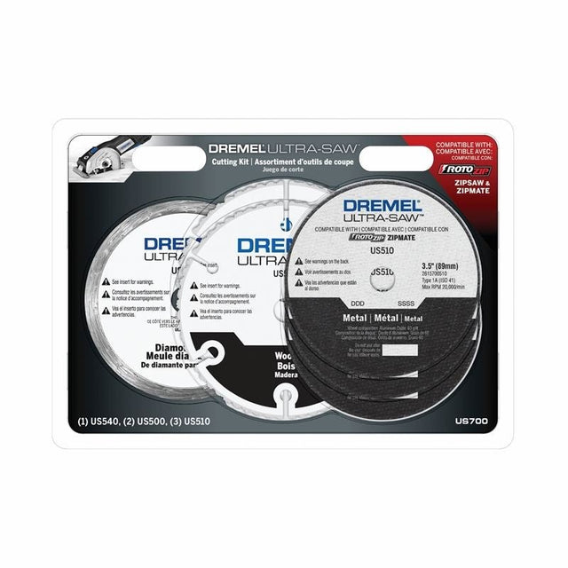 Dremel | US700 Ultra - Saw 6 - pc. Cutting Kit - Mississauga Hardware Centre Inc