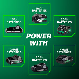 metabo HPT DS18DEXM 18V MultiVolt™ 1/2" Cordless Brushless Driver Drill Kit