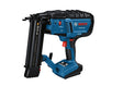 Bosch 18ga cordless finish nailer on white background