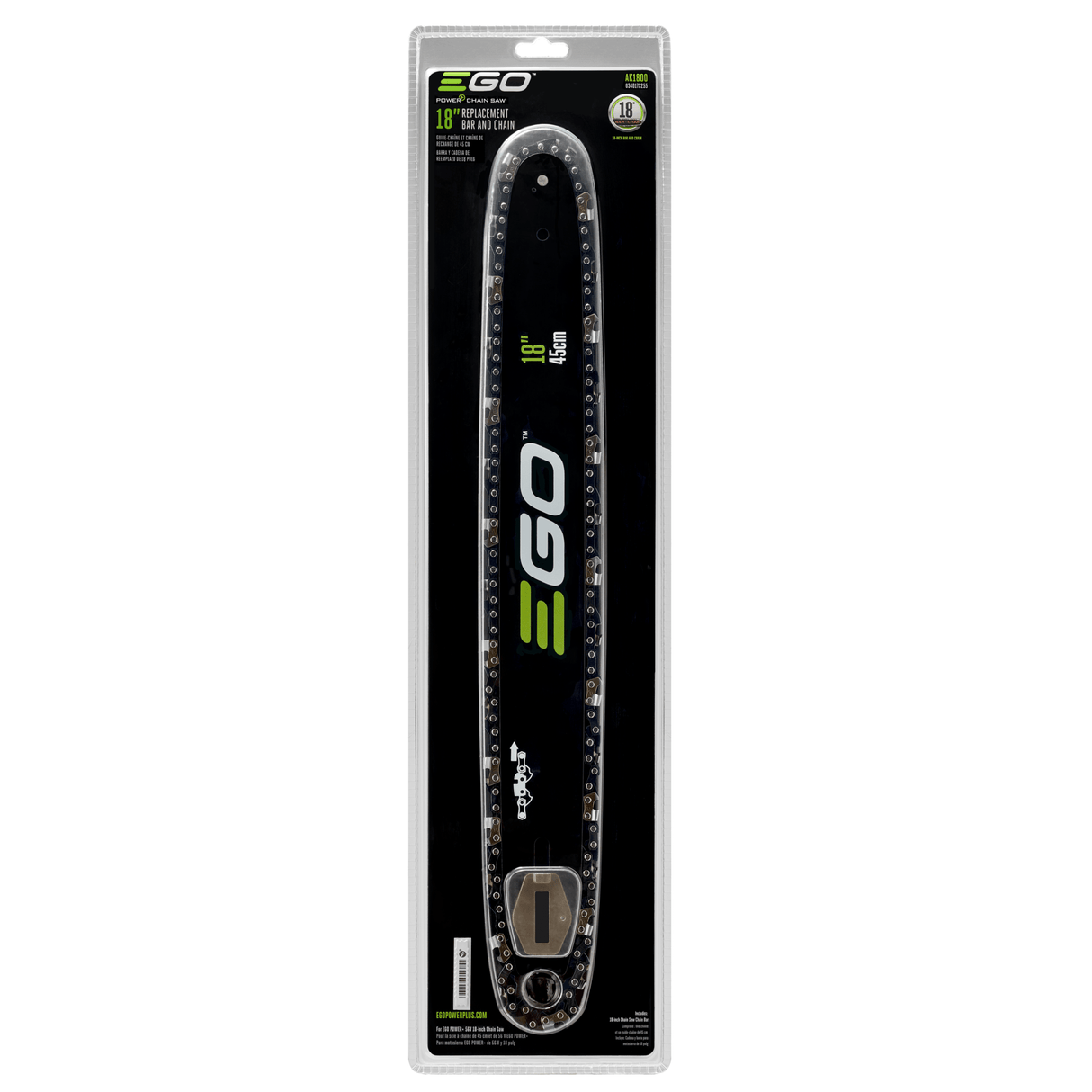 EGO AK1800 18" Chain Saw Bar & Chain - Mississauga Hardware Centre Inc