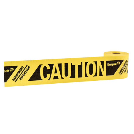 EMPIRE 3" x 500ft REINFORCED CAUTION TAPE - CAUTION/CUIDADO - Mississauga Hardware Centre Inc