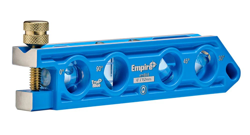 Empire EM85.6 6" TRUE BLUE® Die Cast Torpedo Level - Magnetic - Mississauga Hardware Centre Inc
