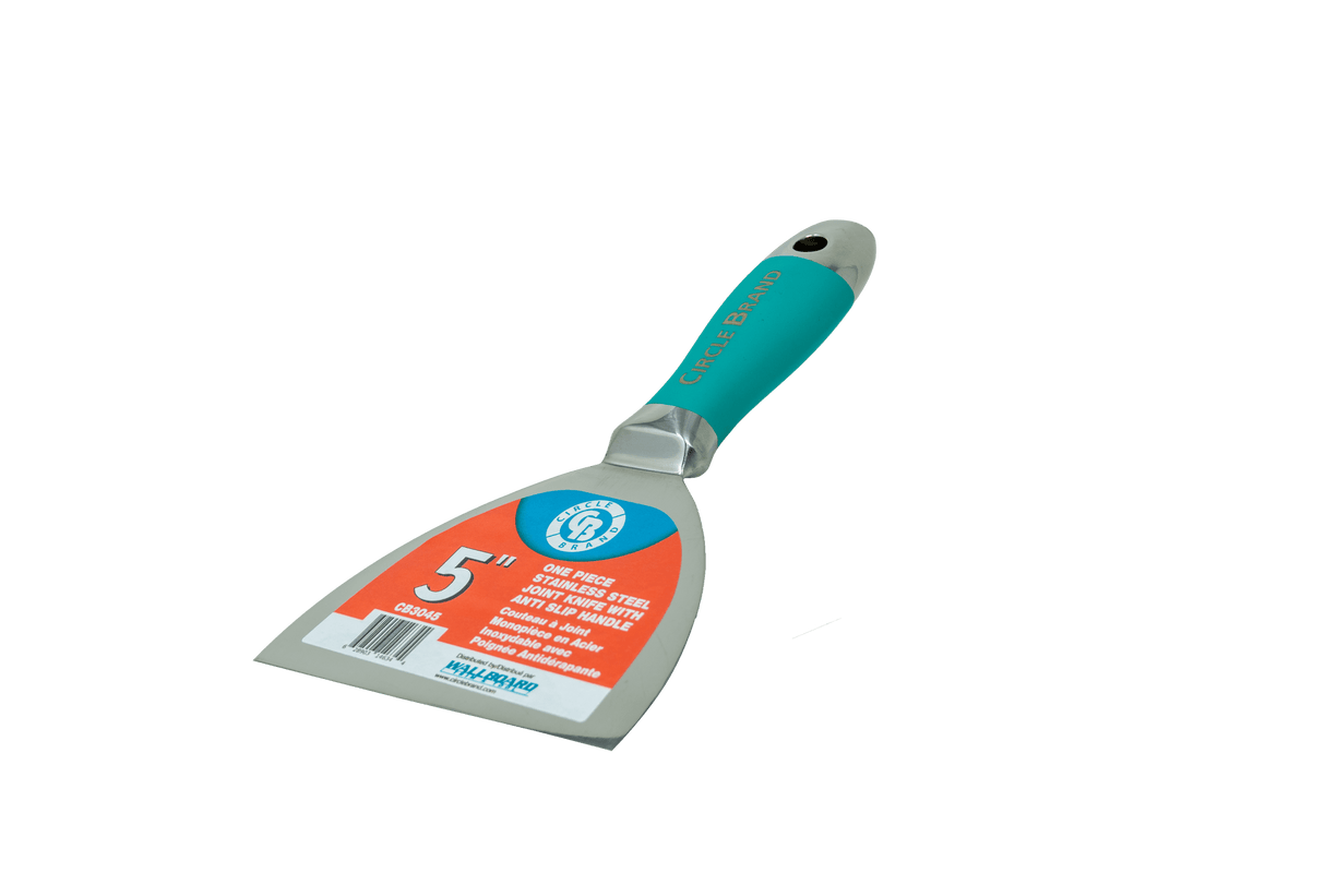Wallboard CB3045 Circle Brand 5" One Piece S/S Joint Knife w/Anti Slip Handle