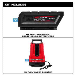 Milwaukee MXFSC-1HD12 MX FUEL™ REDLITHIUM™ FORGE™ HD12.0 Battery/Super Charger Expansion Kit