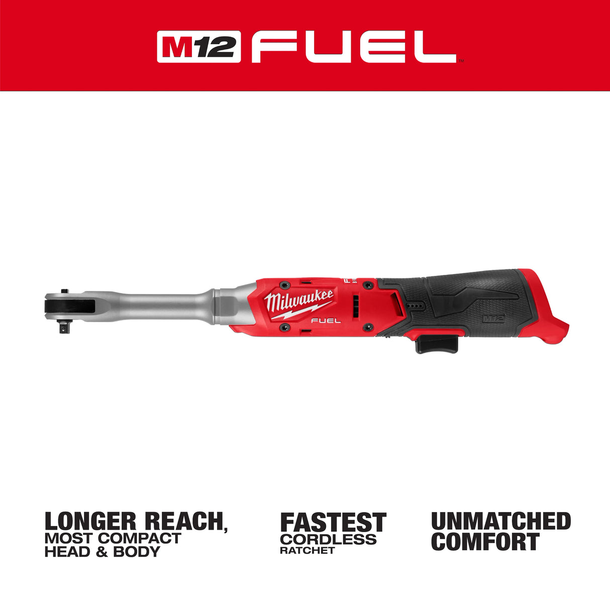Milwaukee 3058-20 M12 FUEL™ 1/4" Extended Reach Ratchet