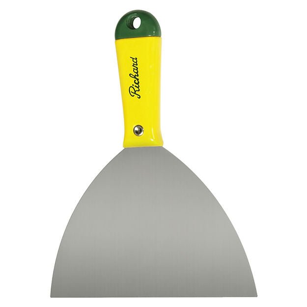 RICHARD H-4-S 4 IN. WALL SCRAPER, STIFF CARB ON STEEL BLADE, PLASTIC HANDLE