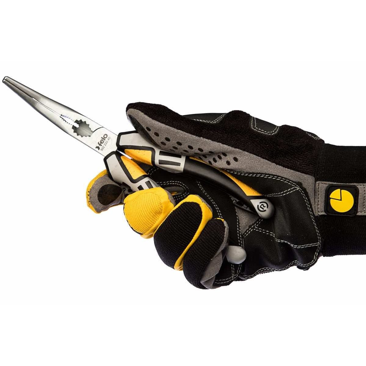 Felo - Chain Nose Pliers (Radio Pliers) 3C angled 45° 205 mm - 8" - Mississauga Hardware Centre Incfelo00059222040