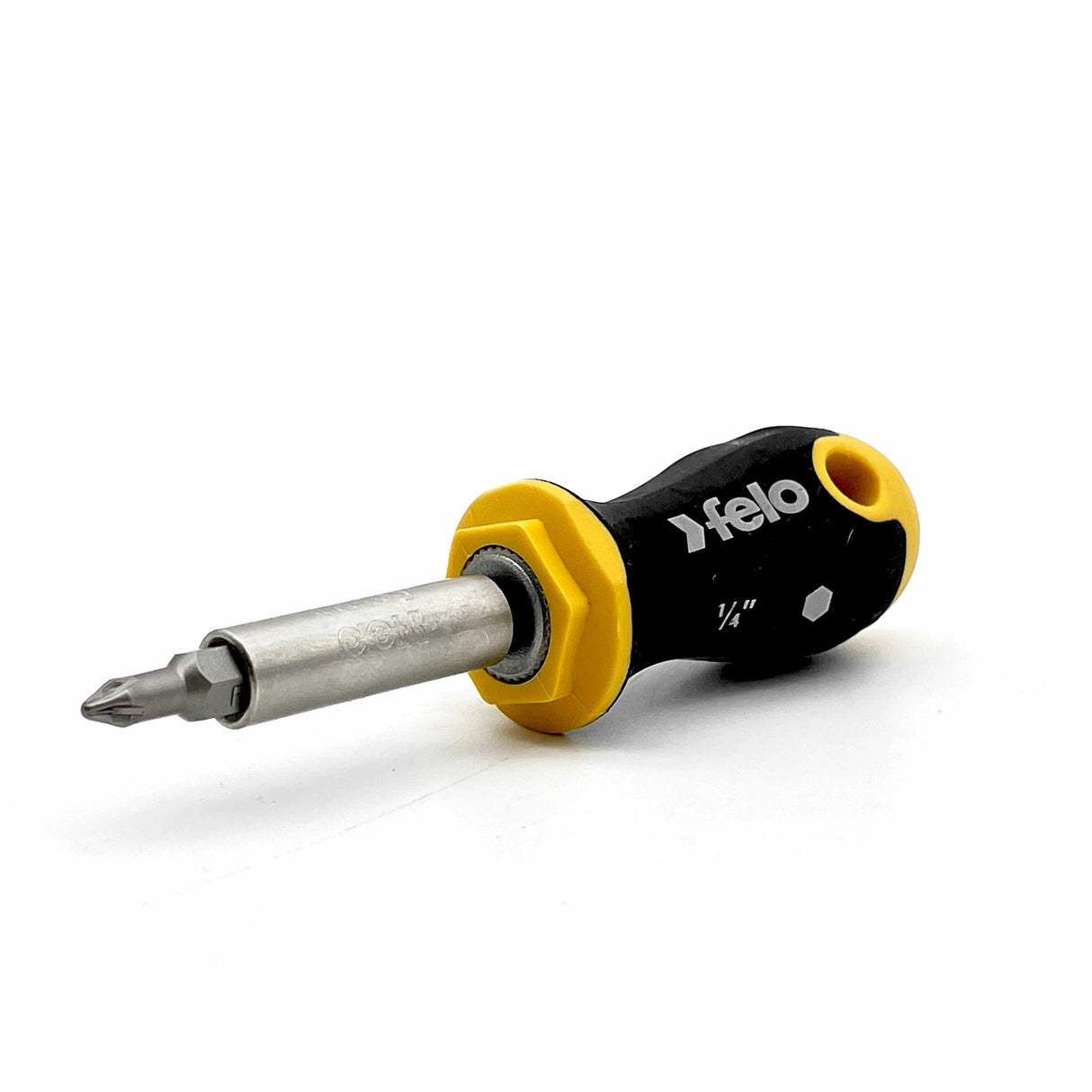 Felo SD Stubby Bitholder Sleeve 1/4" - 2C Handle with sleeve - Mississauga Hardware Centre Incfelo00046902540