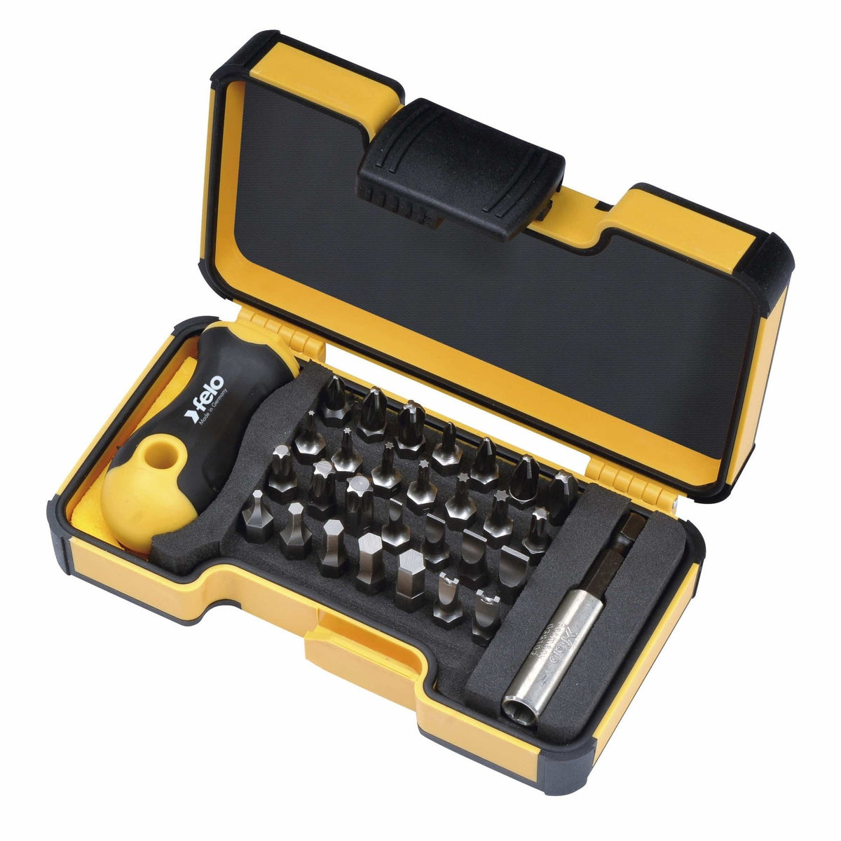 Felo XS-Strongbox Bits 30 30-pcs. SL/PH/PZ/HEX/TORX®/ SPANNER/BH ...
