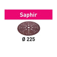 FESTOOL 205652 Saphir P36 Grit PLANEX 8 - 7/8 - Inches (225mm) Diameter Abrasive Sanding Discs - 25 - Pack - Mississauga Hardware Centre Inc