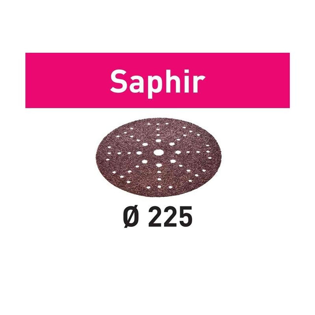FESTOOL 205652 Saphir P36 Grit PLANEX 8 - 7/8 - Inches (225mm) Diameter Abrasive Sanding Discs - 25 - Pack - Mississauga Hardware Centre Inc