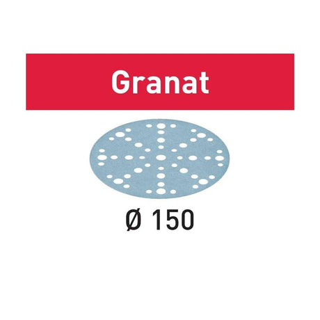 FESTOOL 575168 Abrasive sheet Granat STF D150/48 P240 GR/100 - Mississauga Hardware Centre Inc