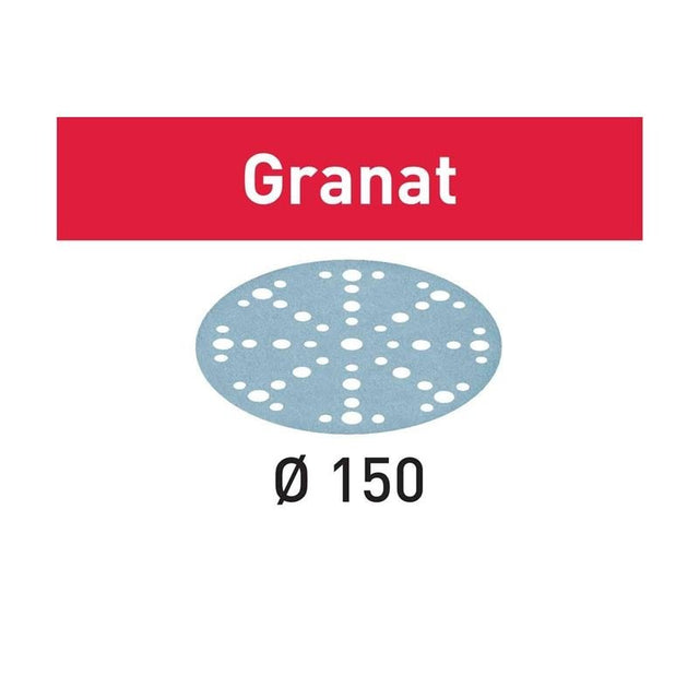 FESTOOL 575168 Abrasive sheet Granat STF D150/48 P240 GR/100 - Mississauga Hardware Centre Inc