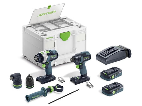 FESTOOL 577616 TID 18 HPC I - Set TPC 18/4 Impact Driver and Drill set - Mississauga Hardware Centre Inc