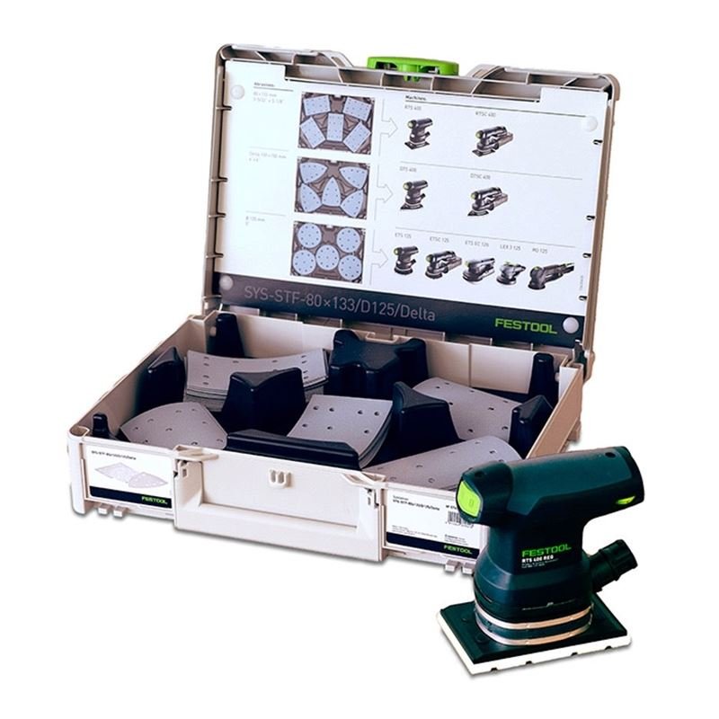 FESTOOL 578042 RTS 400 REQ Orbital Finish Sander with Abrasive Systainer - Mississauga Hardware Centre Inc