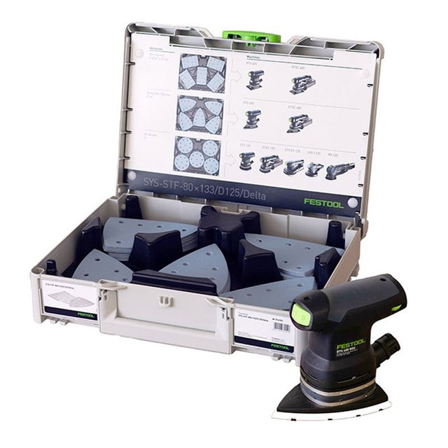 FESTOOL 578043 DTS 400 REQ Delta Orbital Finish Sander with Abrasive Systainer - Mississauga Hardware Centre Inc