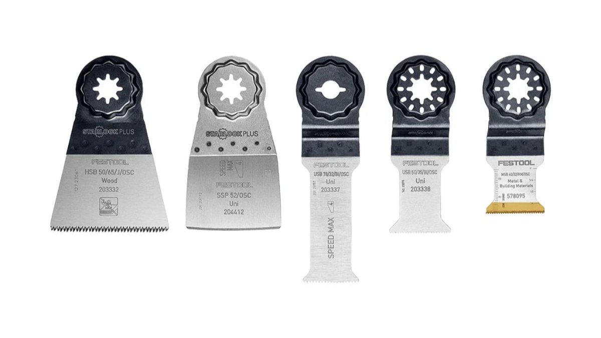 Festool 578098 5pc Oscillating Blade Set OSC-SORT/5