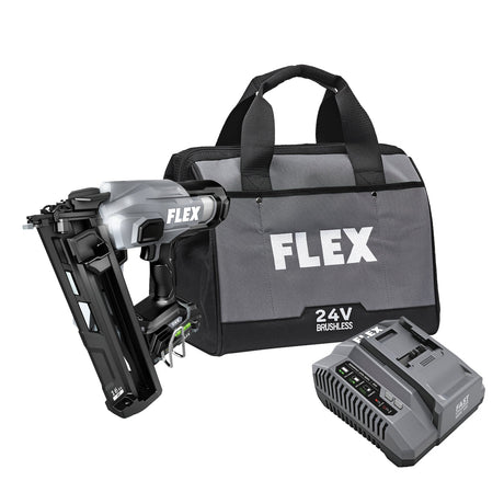 FLEX FX4321A - 1A 16Ga Angled Finish Nailer Kit - Mississauga Hardware Centre Inc