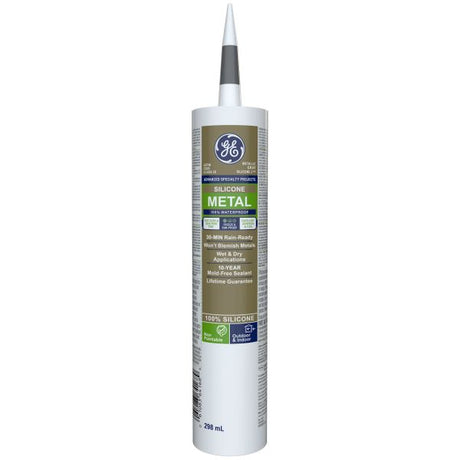 GE 300ml Metal Silicone - Metallic Gray - Mississauga Hardware Centre Inc