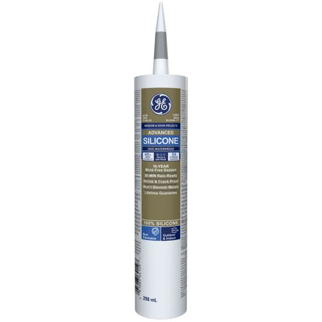 GE 300ml Window & Door Sealant - Light Gray - Mississauga Hardware Centre Inc